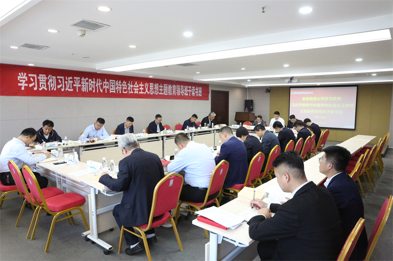 新型能源公司黨委舉辦學(xué)習(xí)貫徹習(xí)近平新時代中國特色社會主義思想主題教育第二期讀書班